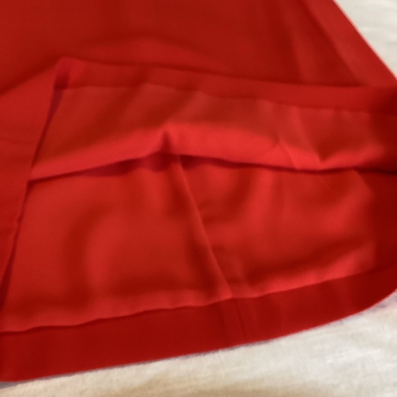 BABATON Patricio Mini Dress Womens 8 Red A-Line Silhouette Career Luxury Classic - Picture 13 of 16